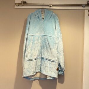 Cozy Blue Hooded Sweatshirt